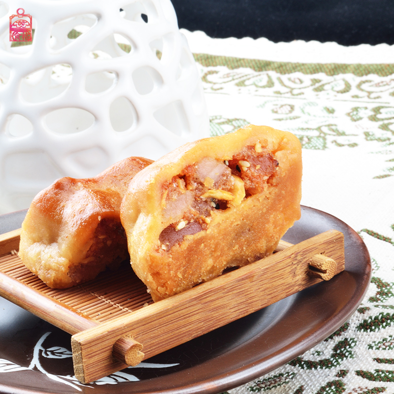 中秋月饼现做潮汕手工鸡子饼 鸡仔饼 南乳饼 肥肉更多300克