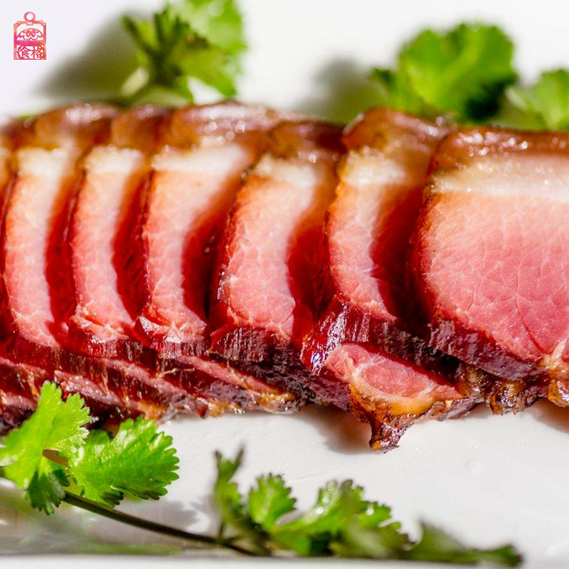 精致潮菜汕头特产潮州特产甘蔗烟熏肉五花肉 农家自制熏腊肉脯1斤