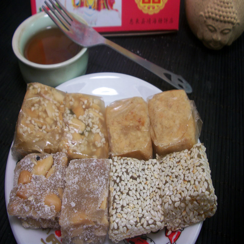 四锦香糖潮汕特产美食零食惠来靖海糕点心潮州小吃四锦糖花生香糖