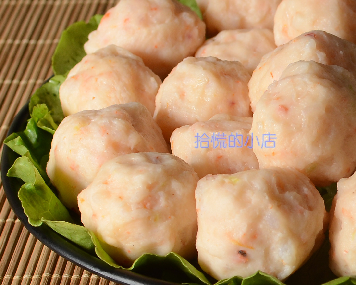 潮汕特产手工丸子沙卢 虾丸 沙芦虾丸 虾丸 火锅食材500克