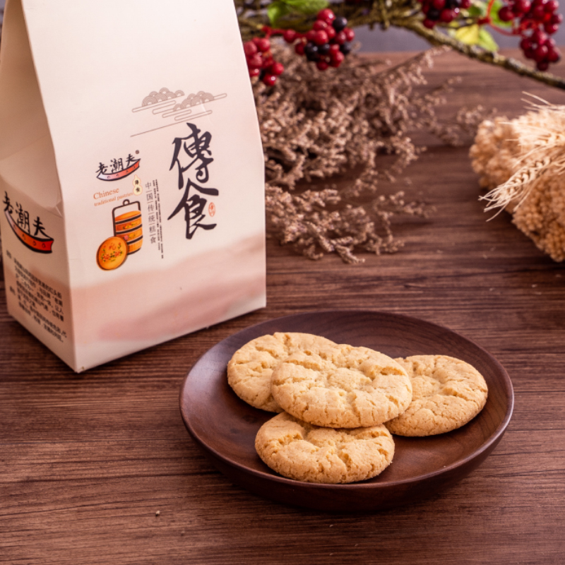 老潮夫宫廷桃酥饼干传统糕点点心网红零食休闲小吃手工奶油麻酥小