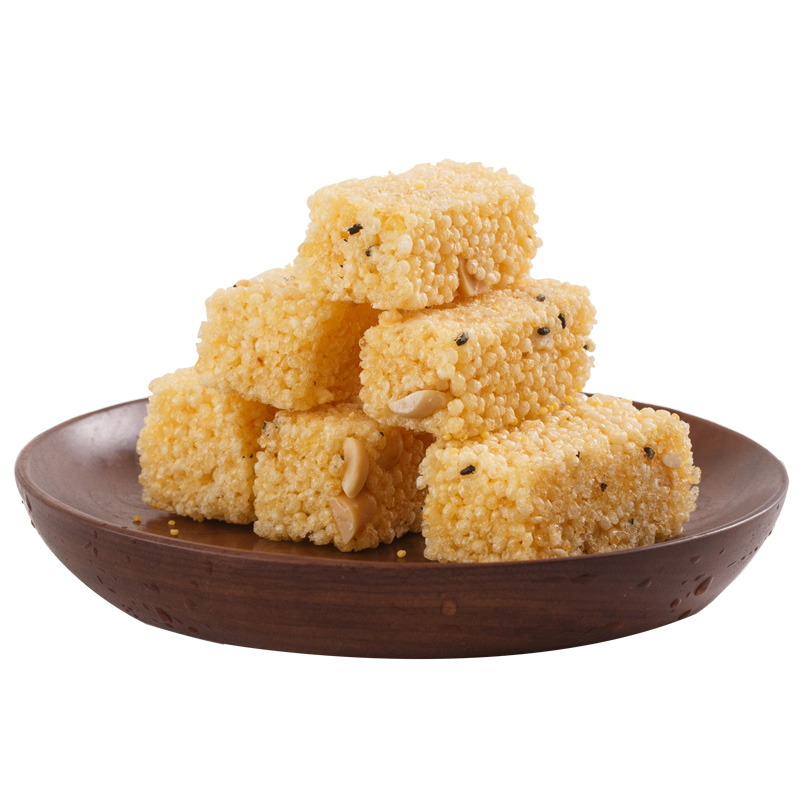 老潮夫潮汕特产花生小米酥童年怀旧零食小吃米花糖手工传统糕点