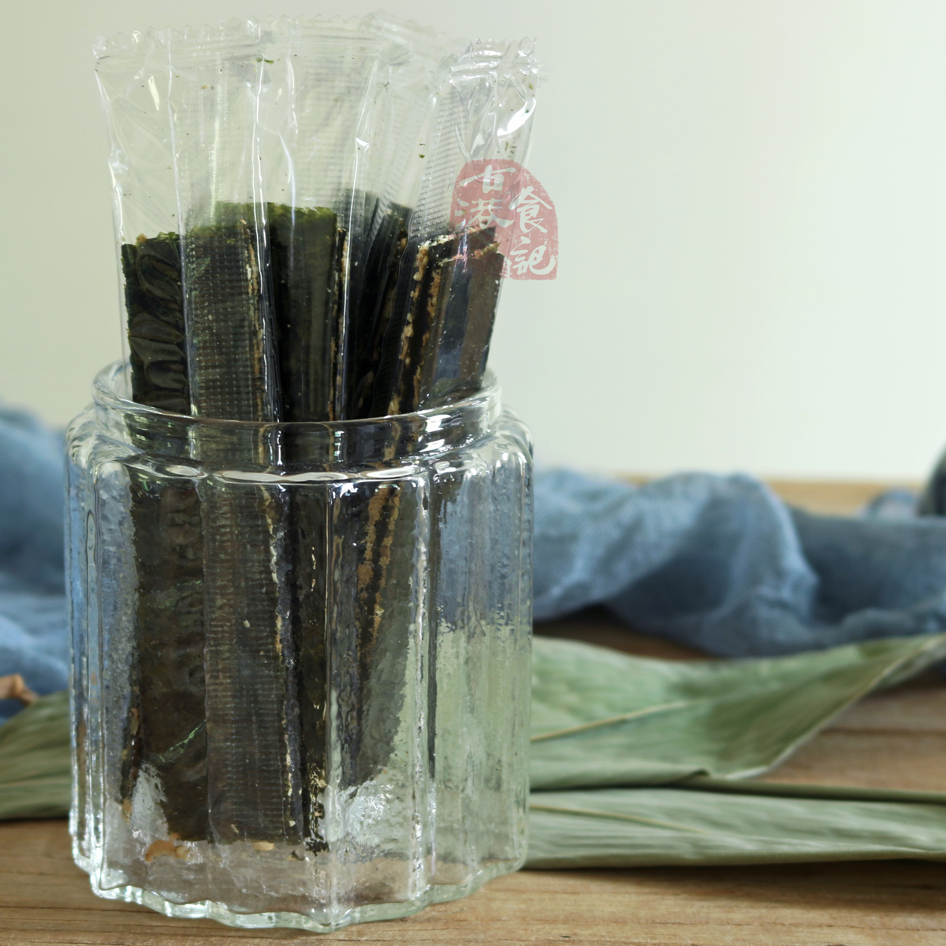 古港食记|即食夹心海苔脆 芝麻麦片夹心紫菜儿童孕妇海味零食40g