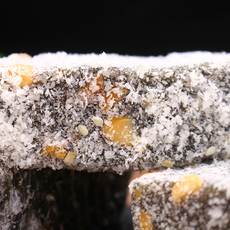 黑芝麻软糖麻薯广东潮汕揭阳普宁特产潮州汕头小吃零食传统糕点心