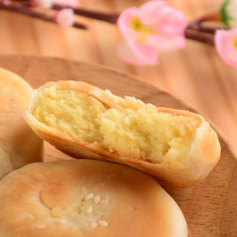 广东特产绿豆糕美食小吃好吃传统糕点红豆早餐休闲零食茶点绿豆饼