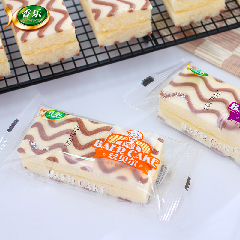 香乐丝贝尔蒸蛋糕 608g牛奶夹心零食整箱早餐手撕办公室面包