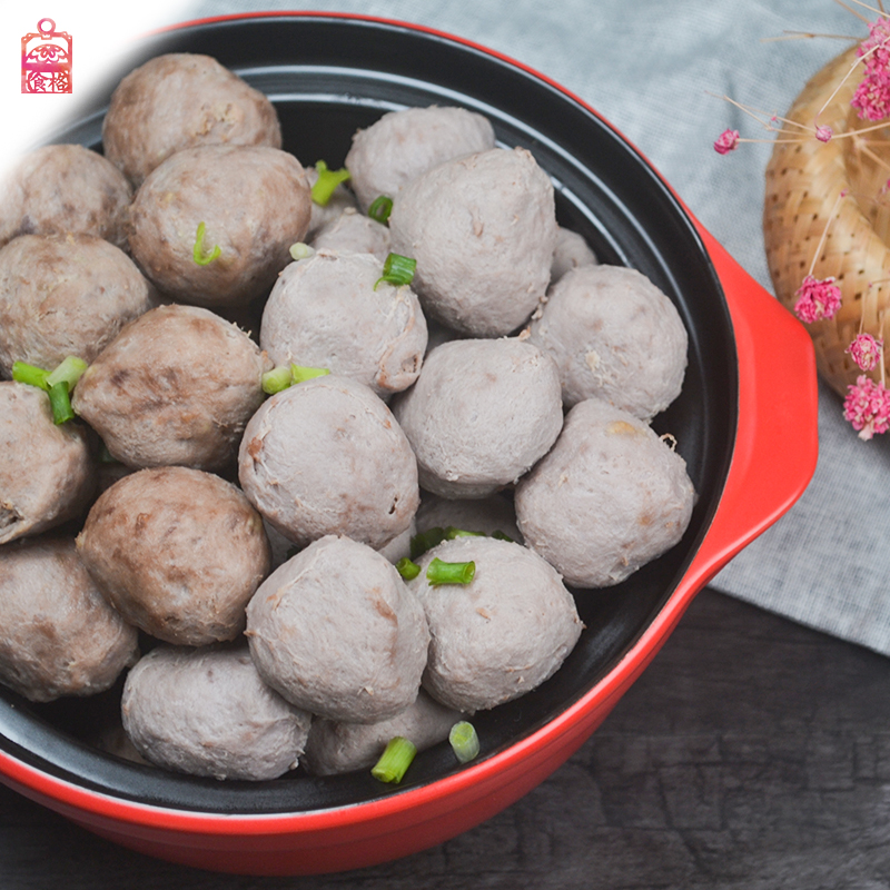 精致潮菜潮汕牛肉丸子正宗手打汕头牛肉丸牛筋丸真空顺丰包邮