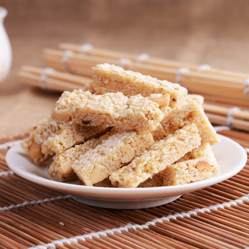 潮汕特产 花生芝麻酥150g 袋装 芝麻酥糕点 芝麻条零食 潮汕手工