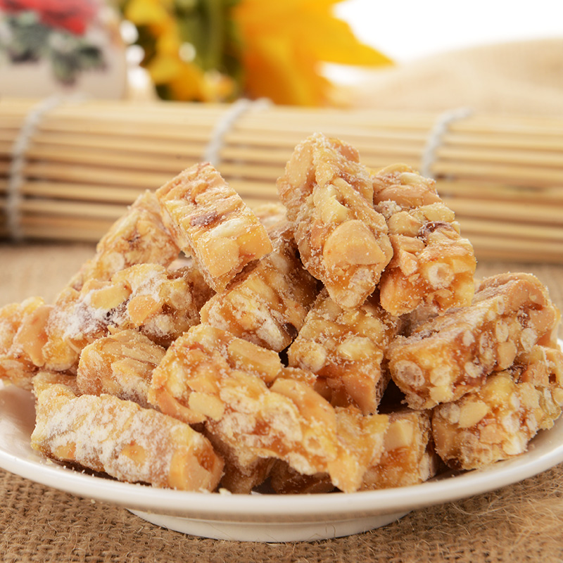 满39元包邮 潮汕特产美食 特色小吃 花生条 酥糖 茶点豆条饼