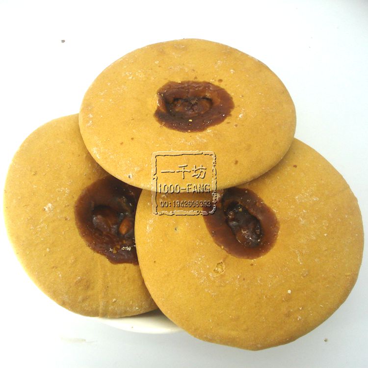 2包邮广东潮汕特产小吃 乌糖肚脐饼美零食品双炉饼手工制作红糖饼