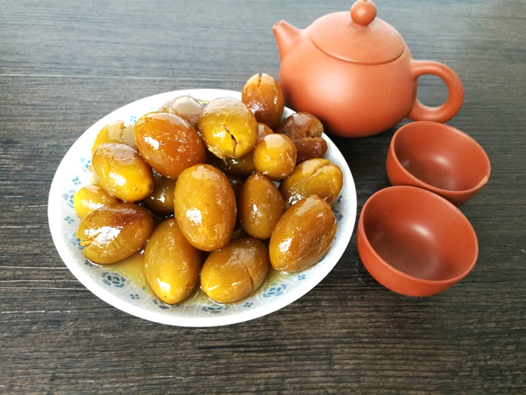 包邮潮汕特产农家糖醋南姜橄榄散酸甜南姜橄榄 零食玻璃瓶装480克