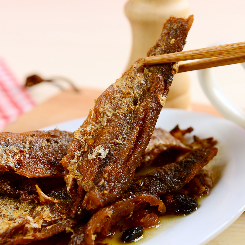 甘竹牌豆豉鲮鱼罐头鱼零食特产227g即食海鲜鱼肉类拌饭杂咸酒料