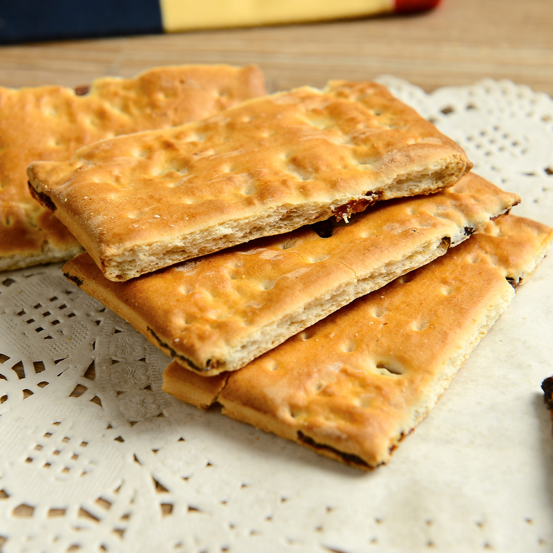 包邮包装新加坡进口康元提子葡萄干夹心饼干260g袋装休闲零食点心