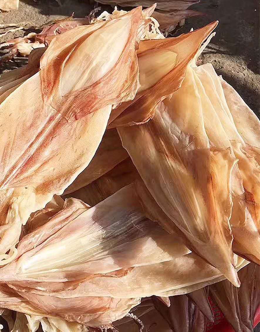 南澳手钓大号宅鱿鱼干淡干渔民自晒特产海产品新鲜干货4-6个500g