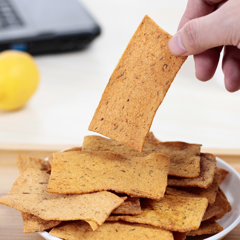 潮汕汕头澄海特产零食小吃儿时味道虾酥片地瓜干烤地瓜片烤番薯