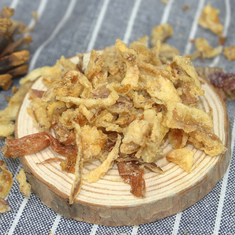 红葱酥台湾油葱酥炸葱酥洋葱酥红蒜头散装商用卤肉饭拌酱调料500g