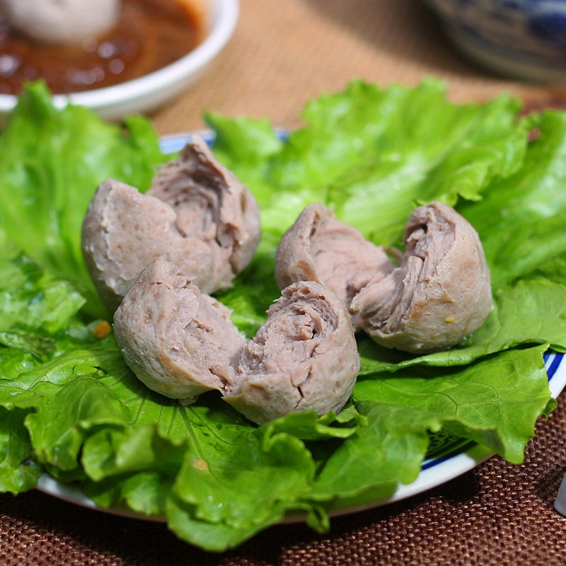 潮汕特产正宗潮州手打牛肉丸 香脆弹火锅烧烤食材丸子 满2斤包邮