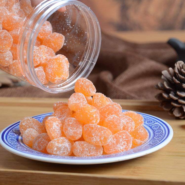 潮汕芙蓉金桔砂糖桔小金桔橘饼果脯金桔饼金桔干雪花桔 500g包邮