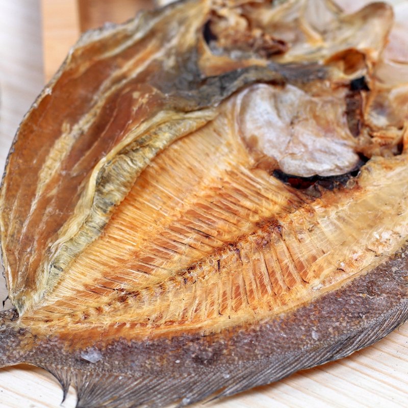 潮客来大地鱼干比目鱼干铁脯鱼干扁鱼干煲汤砂锅粥云吞汤底料250g