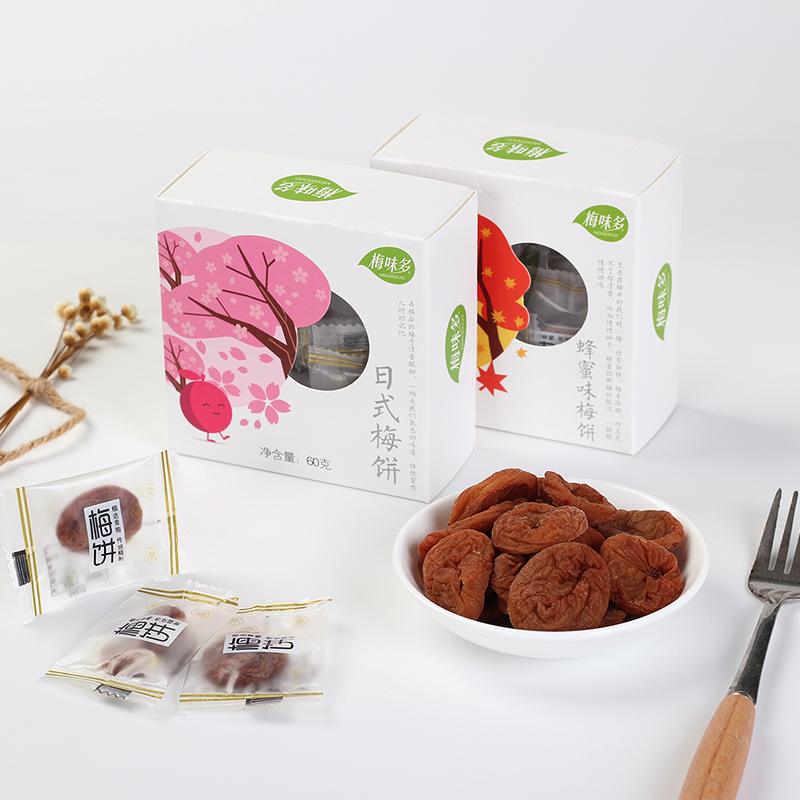 梅味多 办公室休闲零食日式蜂蜜梅饼组合360g送礼送情人梅子零食