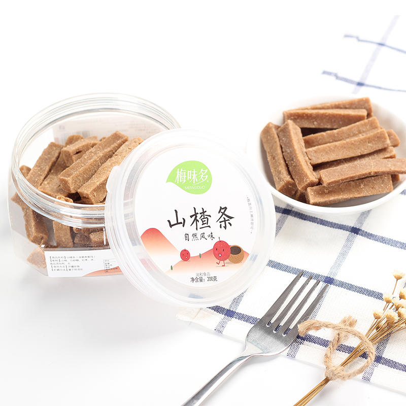 梅味多_山楂条200g孕妇休闲零食特产果脯蜜饯怀旧原味山楂片干