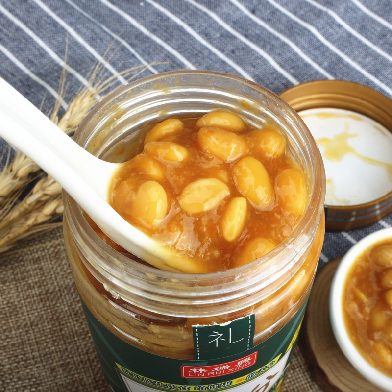 林瑞兴普宁豆酱 豆满分380g/瓶装 正宗潮汕揭阳特产黄豆酱 豆瓣酱