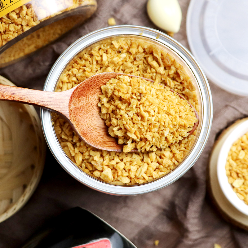 蒜头酥200g瓶装 潮汕特产汤粉调料烧烤调味品餐饮炒菜油炸金蒜蓉