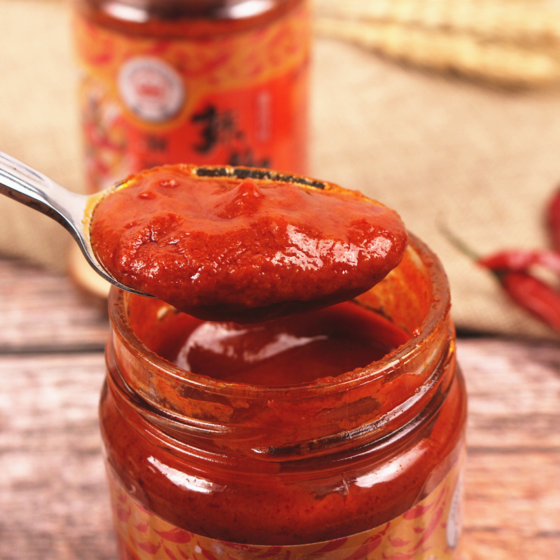 正宗潮汕特产 皇牌辣椒酱 烹饪调料品 高级咸辣风味蘸酱180g/瓶装