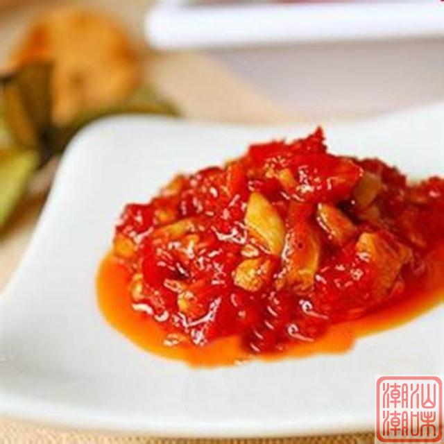 潮汕特产 大瓶装红油辣椒酱 牛肉火锅辣椒沾料1150g装2罐包邮
