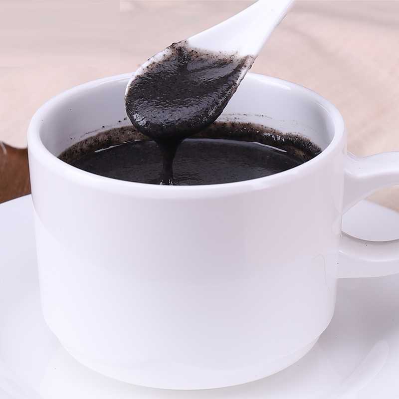 特浓黑芝麻糊谷之冠 潮汕特产小吃老传统高鈣缅甸黑芝麻手工现磨