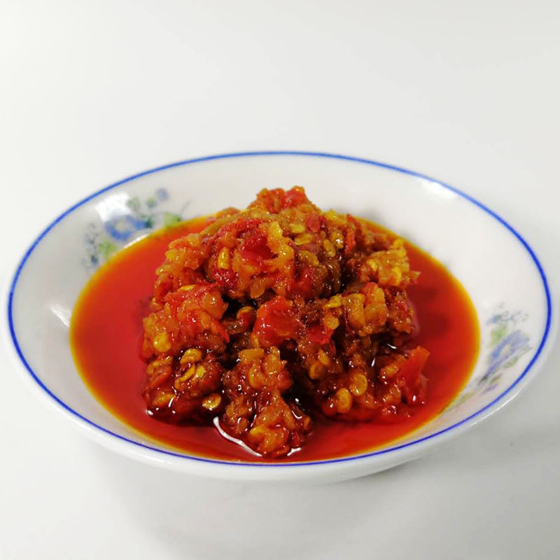 好菇婆辣椒酱180g 香辣酱剁椒酱农家下饭菜蒜蓉辣酱调味 2瓶包邮