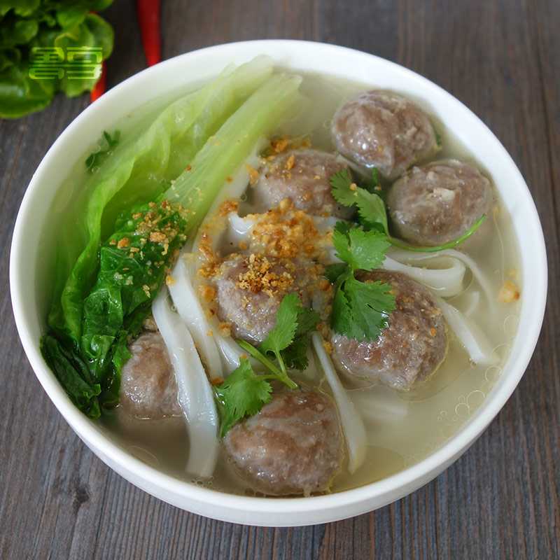 鲁享潮汕手工牛筋丸500克 潮州汕头牛肉丸火锅丸子弹牙爽 2件包邮