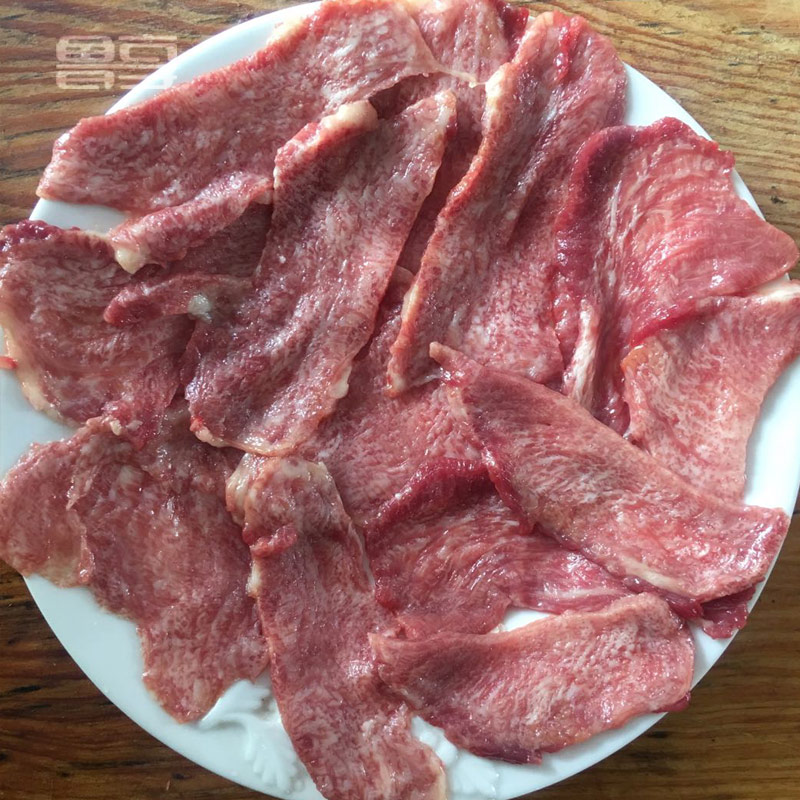 潮汕新鲜牛舌250克 生鲜牛肉潮汕牛肉火锅 烧烤烤肉豆捞火锅食材