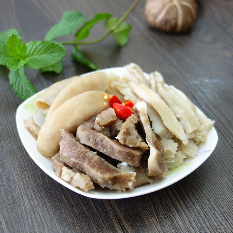 潮州鲁记原味新鲜牛杂250g 牛腩牛肚火锅 鲜美不油腻4份多省包邮