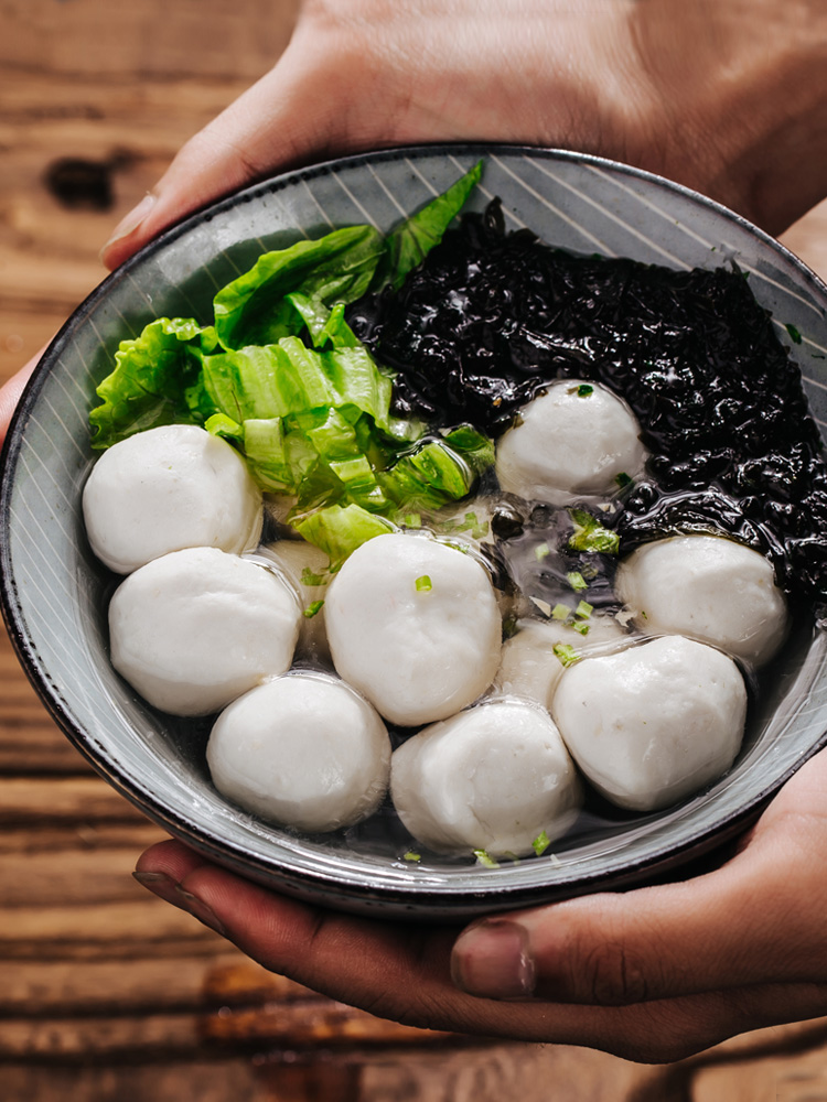 舌尖上的中国3一品李潮汕达濠鱼丸手工丸纯鱼肉鱼蛋火锅丸子组合