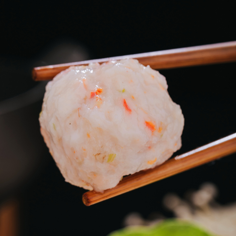 一品李手工虾丸潮汕手打虾滑当天无添加新鲜虾球丸子火锅丸子食材