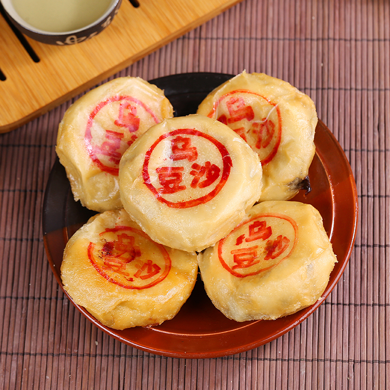 12个潮州月饼潮汕酥皮月饼潮式月饼胡荣泉豆沙捞饼朥广东特产