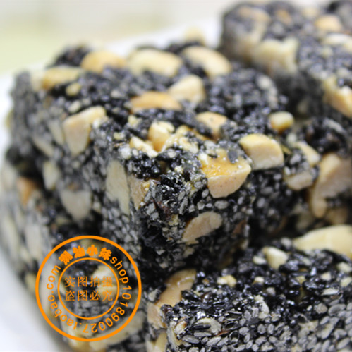 特色低糖黑芝麻糖 正宗潮汕特产 健康美味黑芝麻酥芝麻条500g