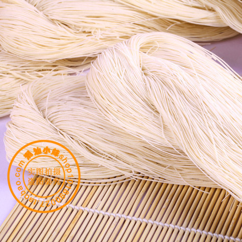 促销 广东潮汕特产半手工面线机面当天制作细面线咸面线面条500g