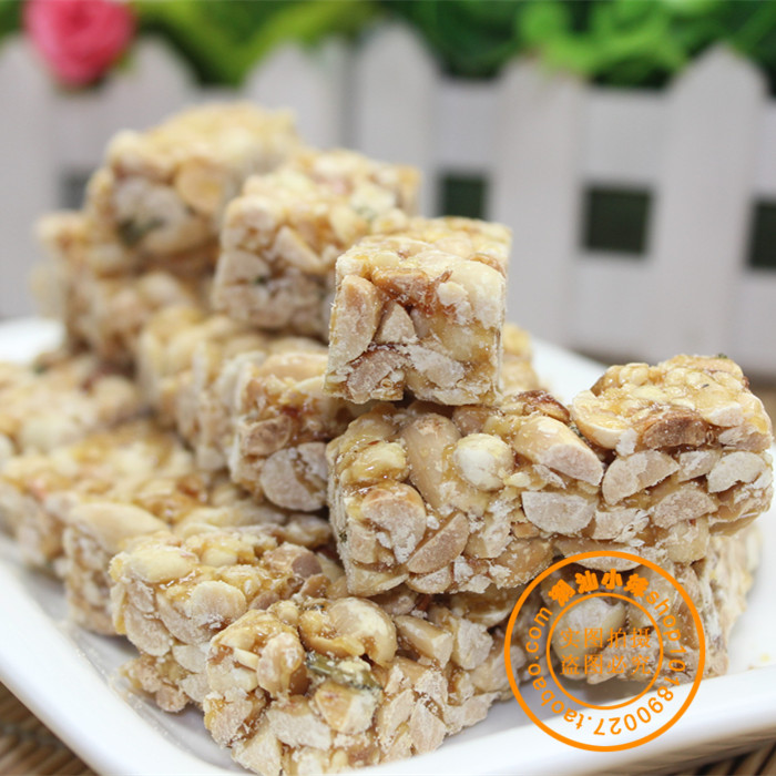特色葱油低糖花生糖 正宗潮汕特产 美味白芝麻花生酥花生条500g