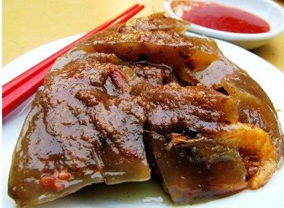 广东2份包顺丰 汕头潮阳棉城鲎果 豪果 壕粿 蚝果 配沙茶辣椒 4个