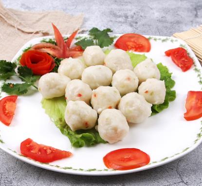 墨鱼丸花枝丸潮汕手工鱼丸子烤墨鱼爆蛋速冻批发火锅材料食材包邮